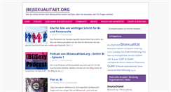 Desktop Screenshot of bisexualitaet.org